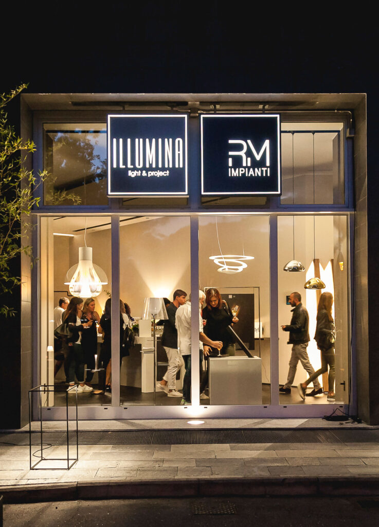 inaugurazione showroom modena illumina RM impianti